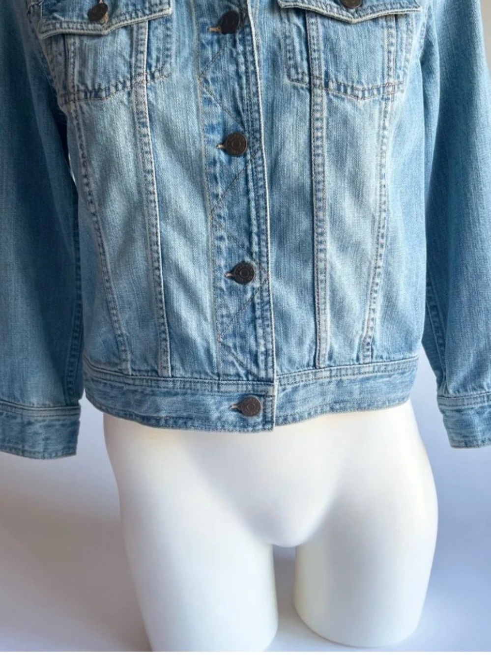 Ralph Lauren Blue Denim Cotton Classic Jacket size S - Picture 3 of 13